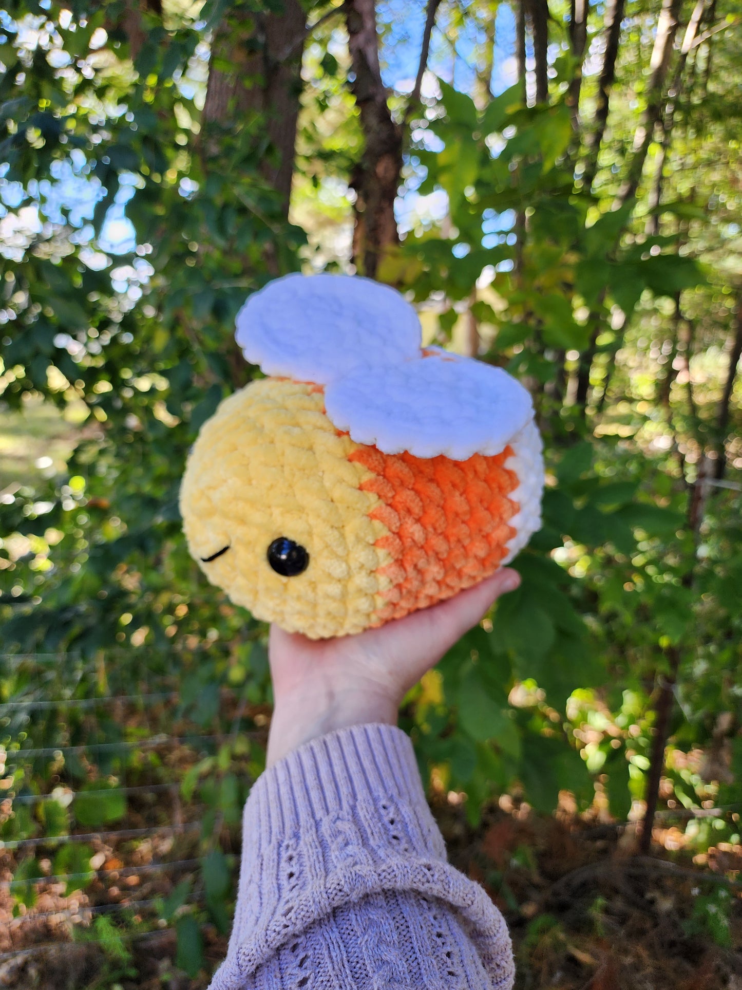 Candy corn bee